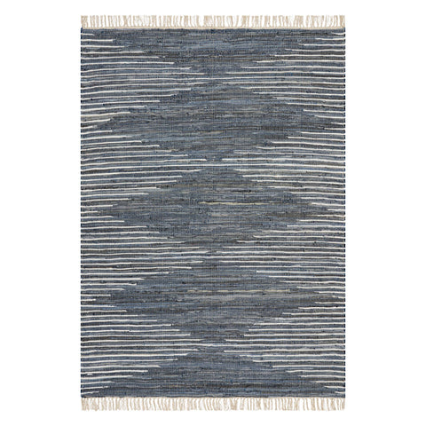 Dira Denim Bohemian Diamond Rug | Blue