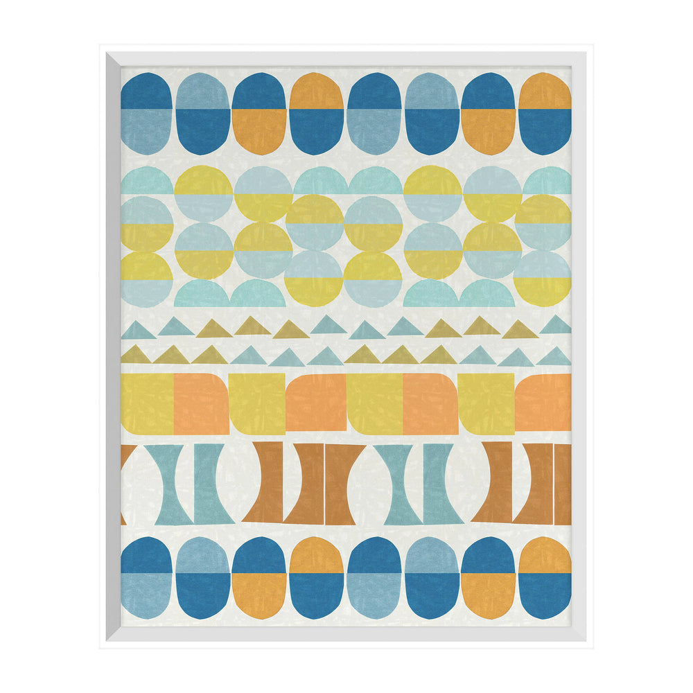 Retro Shapes Wall Art | Multi