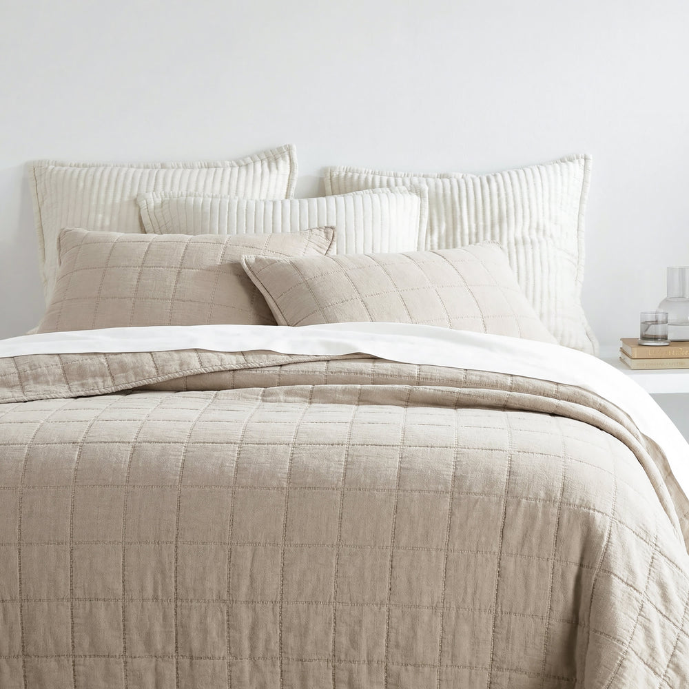 Monet Quilt Swatch | Natural
