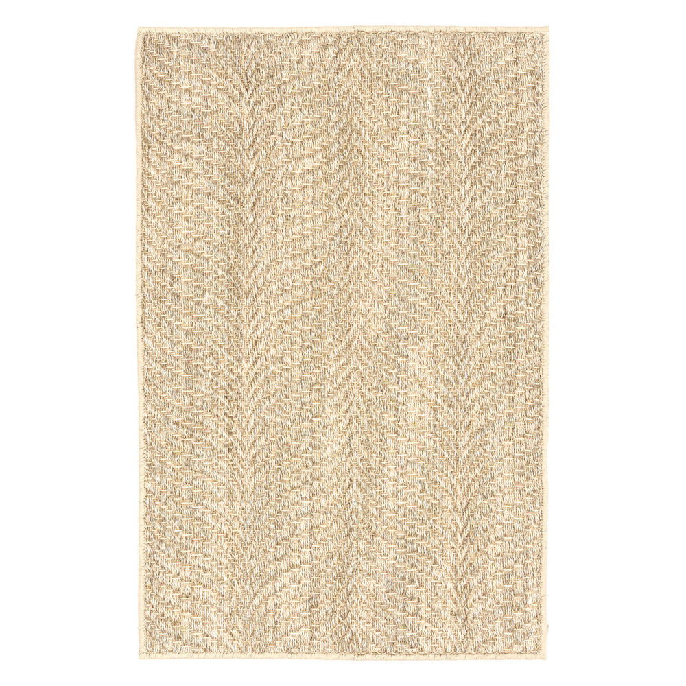 Wave Woven Sisal Custom Rug | Sand