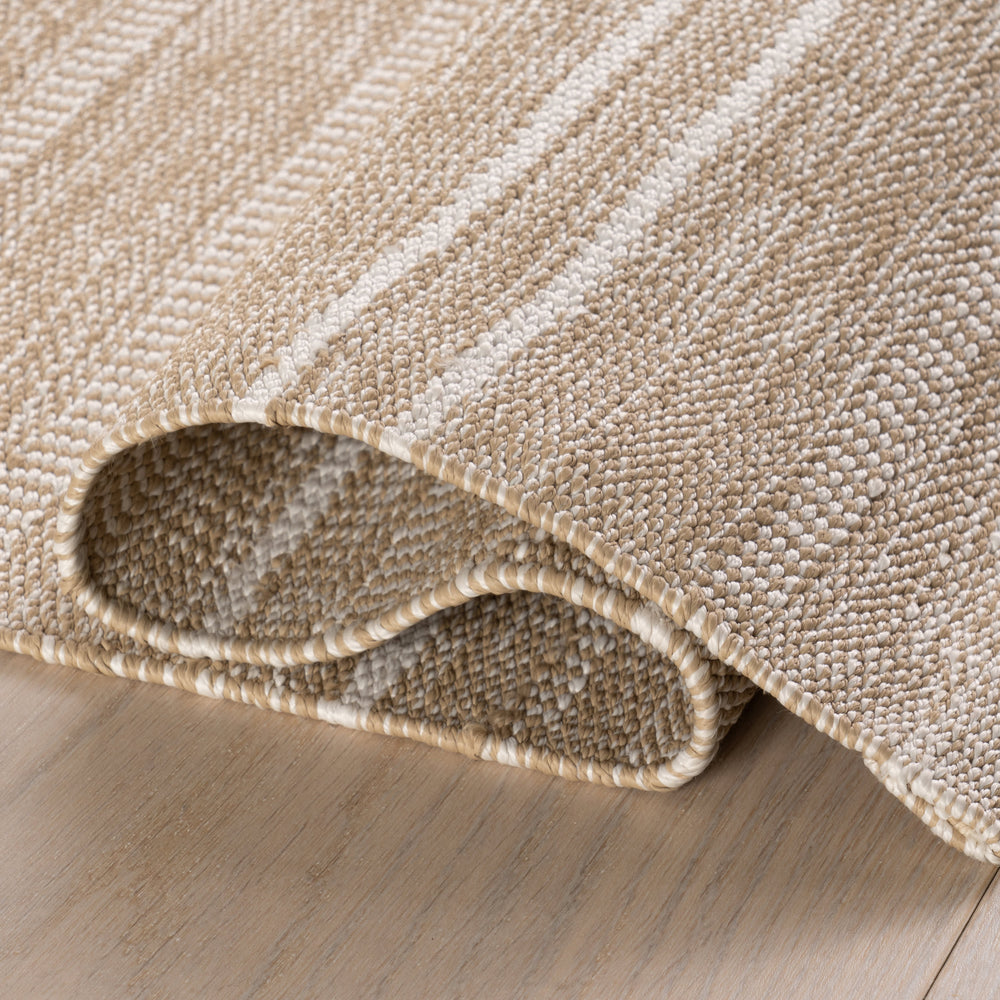 Skipper Stripe Handwoven Indoor/Outdoor Rug | Khaki
