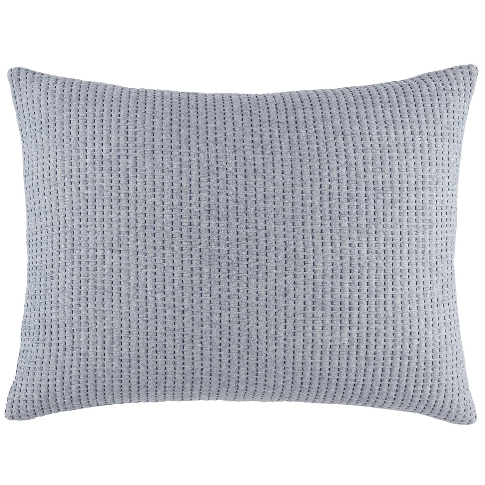 Pick Stitch Matelasse Sham | Navy