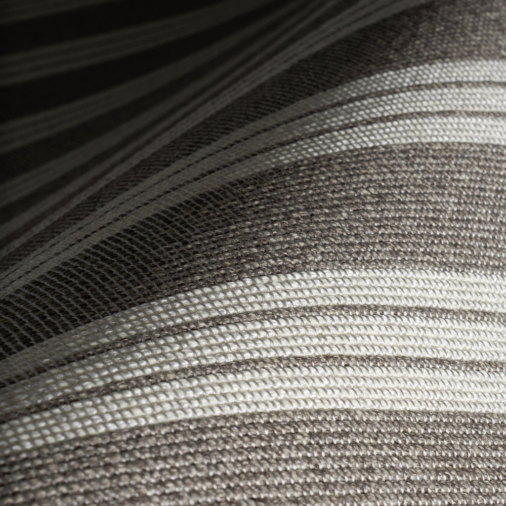 Meredith Wide Striped Indoor/Outdoor Custom Rug | Grey