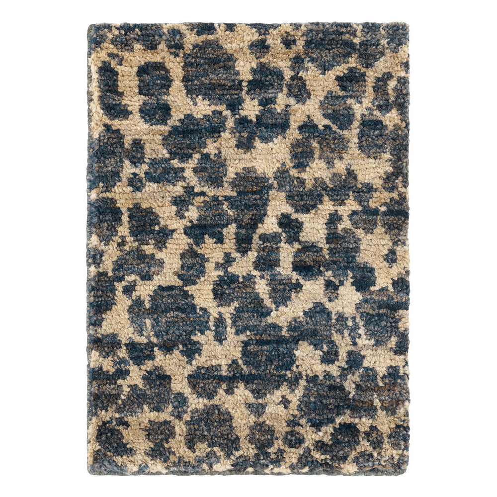Stormi Hand Knotted Jute Rug | Indigo