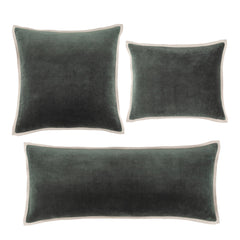 Gehry Velvet/Linen Decorative Pillow Cover | Everglade