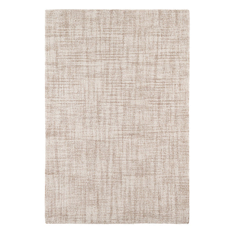 Crosshatch Hand Micro Hooked Wool Rug | Ivory