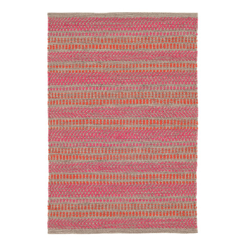 Sooner Than Later Handwoven Indoor/Outdoor Rug | Pink