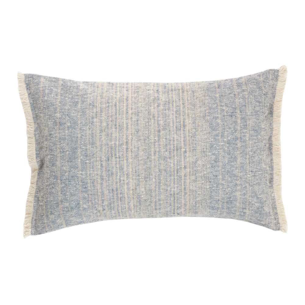 Oliver Ombre Decorative Pillow Cover | Denim
