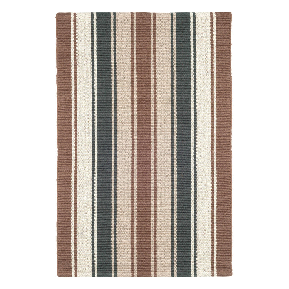 Elliot Handwoven Cotton Rug | Brown