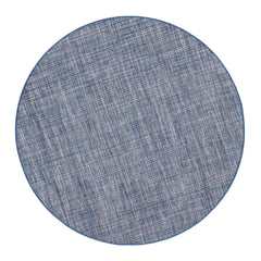 Fusion Handwoven Indoor/Outdoor Custom Rug | Blue