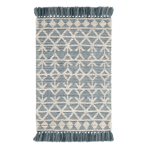Pembrook Handwoven Wool Rug | Blue