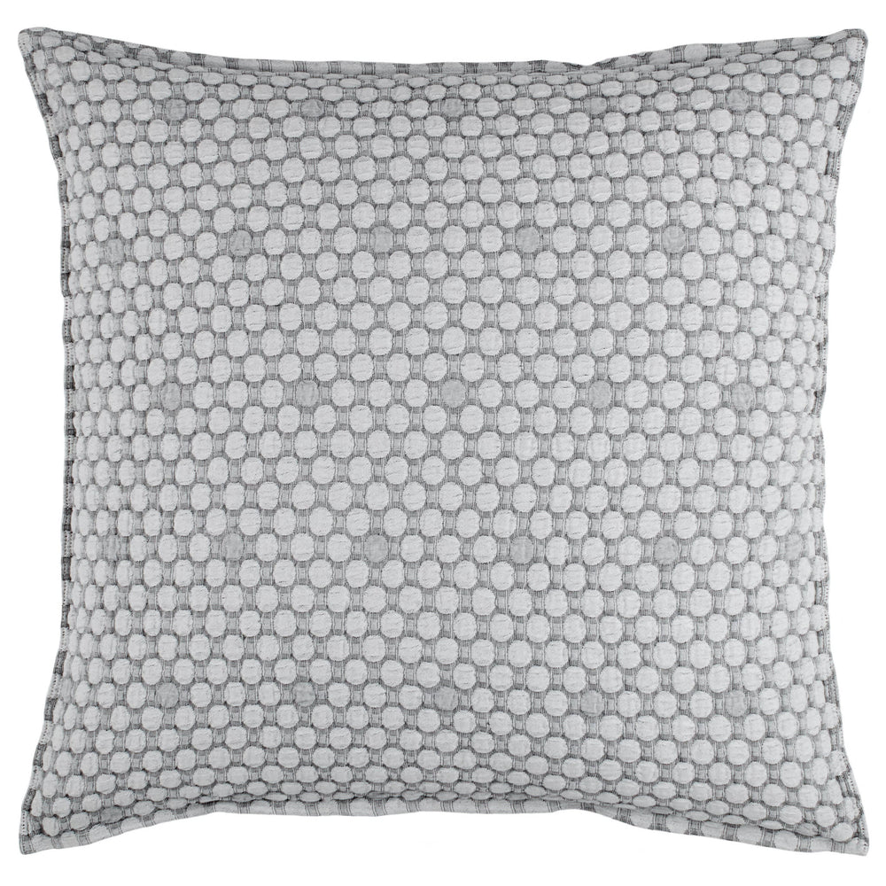 Lodi Matelasse Sham | Black/White