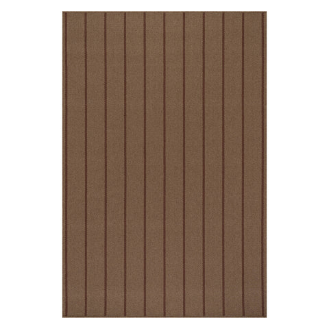 Riva Striped Coastal Indoor/Outdoor Custom Rug | Natural