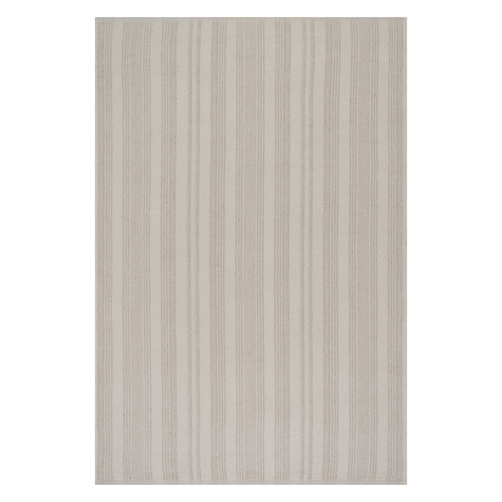 Nexel Striped Farmhouse Rug | Tan
