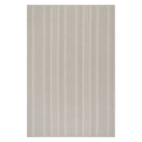 Nexel Striped Farmhouse Rug | Tan