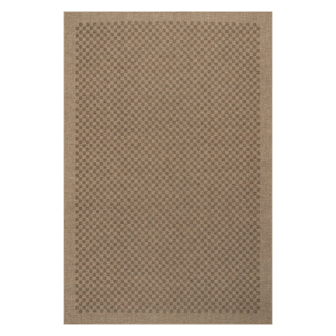 Watts Checkered Washable Rug by Nate Berkus | Brown