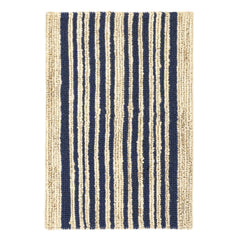 Calder Stripe Handwoven Jute Rug | Navy