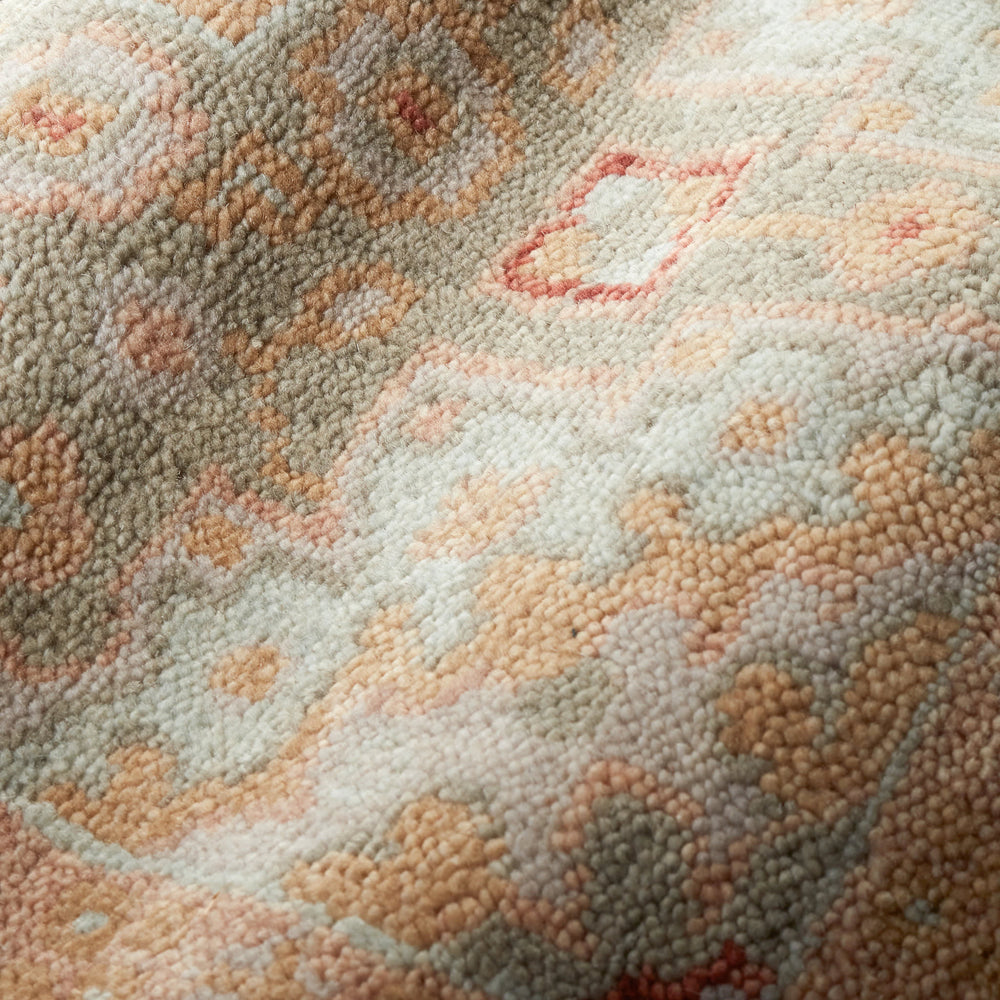 Kendra Hand Knotted Wool Rug | Sky
