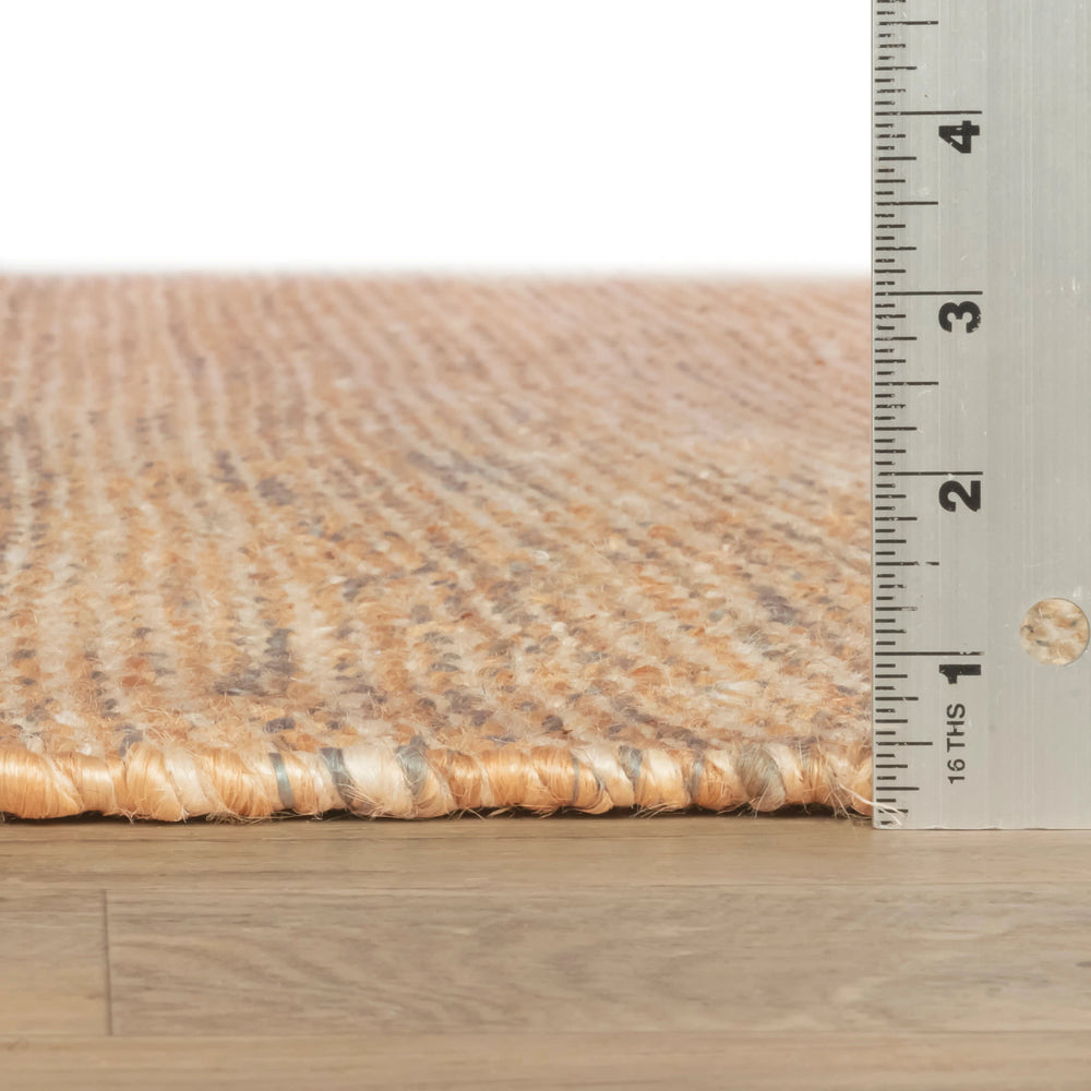 Mixed Stripe Handwoven Jute Rug | Multi
