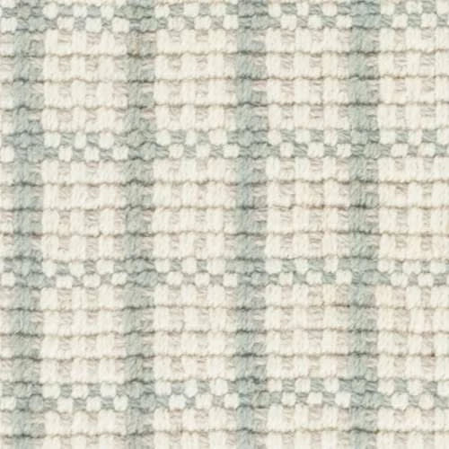 Lawrence Woven Wool Custom With Attached Rug Pad Rug Swatch | Seaglass