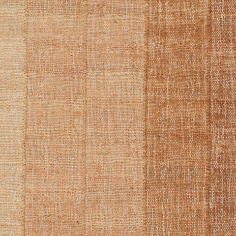 Tayo Modern Striped Indoor Rug Swatch | Orange