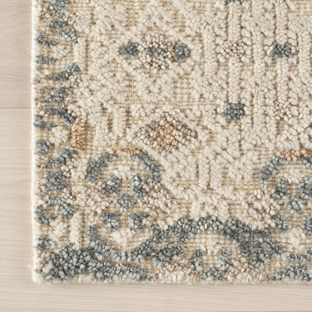 Emory Hand Knotted Wool Rug | Ivory