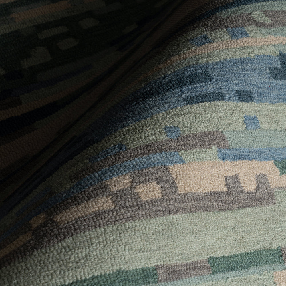Maraza Modern Geometric Indoor Rug | Blue