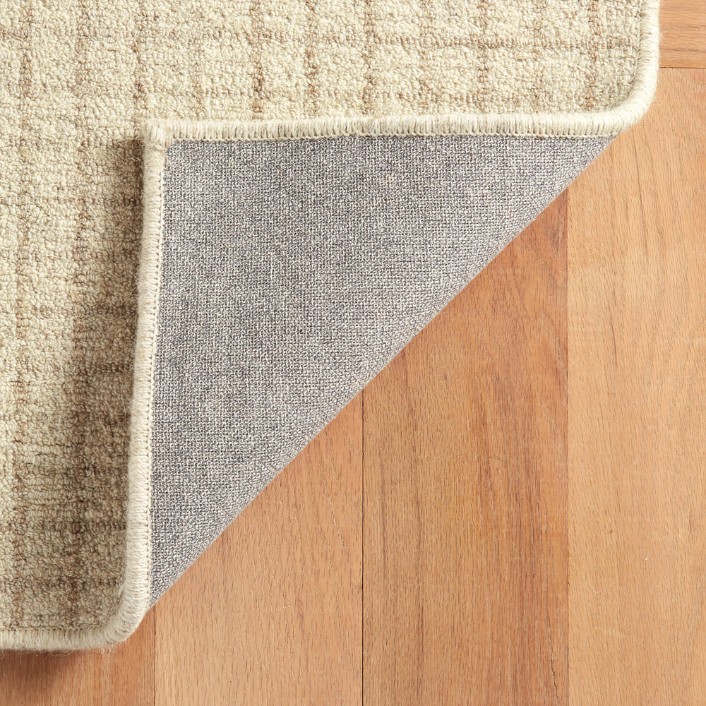 Conall Hand Micro Hooked Wool Custom Rug | Natural