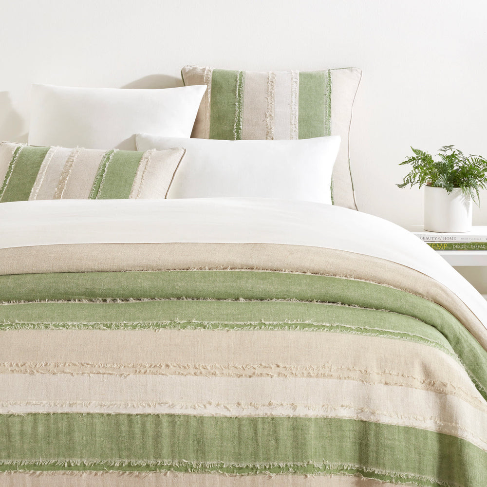 Moon Hills Linen Duvet Cover | Olive