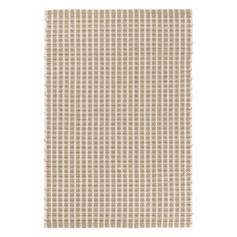 Gridiron Handwoven Indoor/Outdoor Rug | Wheat