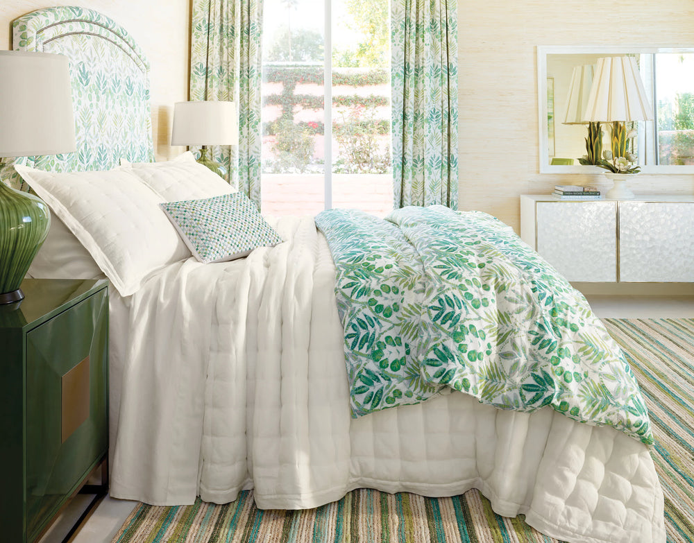 Lush Linen Puff | Ivory