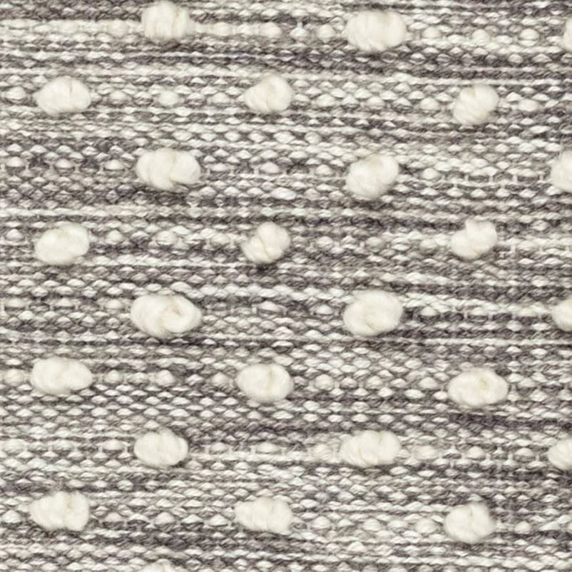 Hobnail Handwoven Performance Rug Swatch | Grey