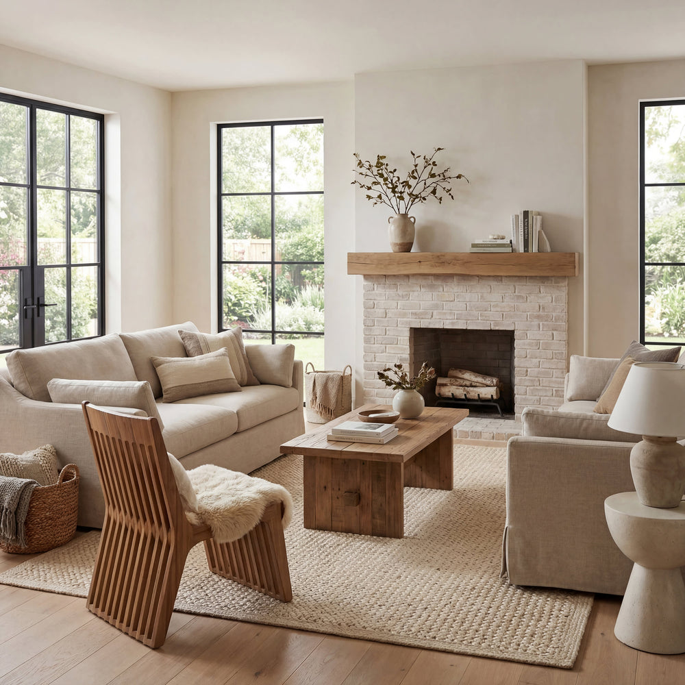 Thale Textured Handmade Jute Rug | Bleach