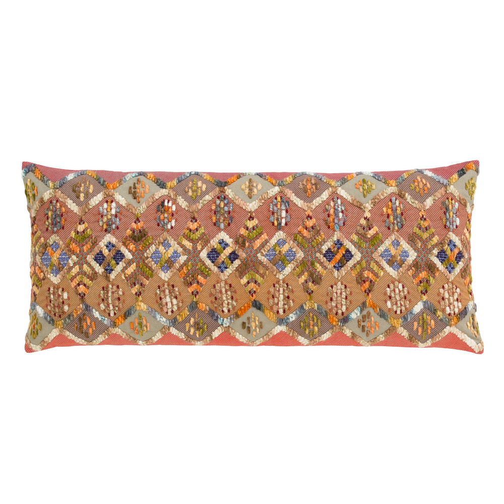 Kenya Embroidered Decorative Pillow Cover | Multi