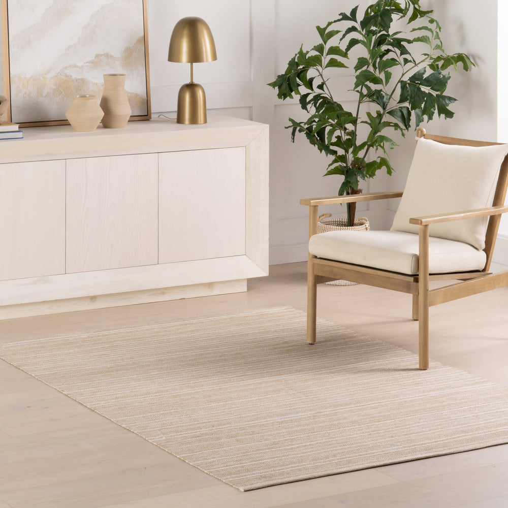 Skipper Stripe Handwoven Indoor/Outdoor Rug | Khaki