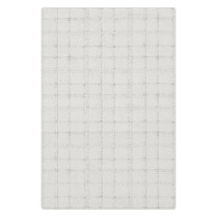 Lark Plaid Custom Rug | Light Grey