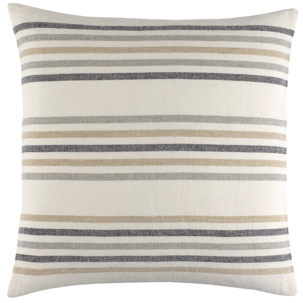 Ellison Stripe Linen Chenille Sham | Ivory