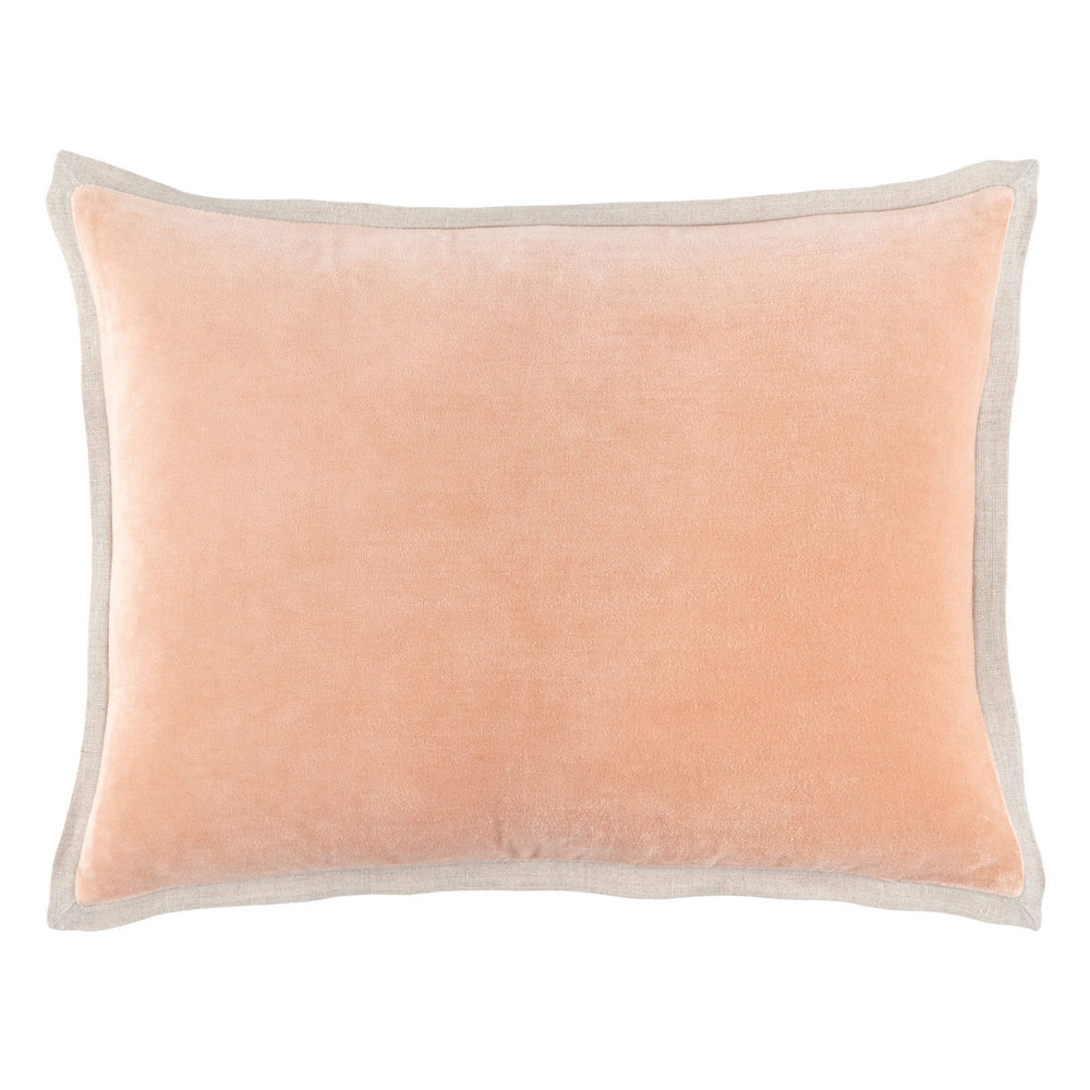 Gehry Velvet/Linen Decorative Pillow Cover | Nude