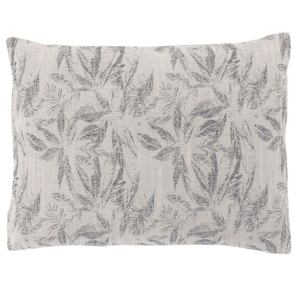 Theodore Matelasse Sham | Charcoal