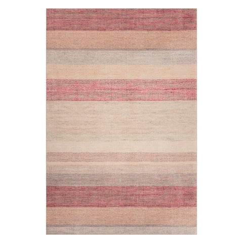 Noa Modern Striped Washable Rug | Multicolor