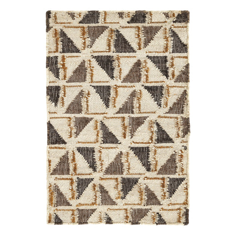 Loki Handwoven Jute Rug | Brown