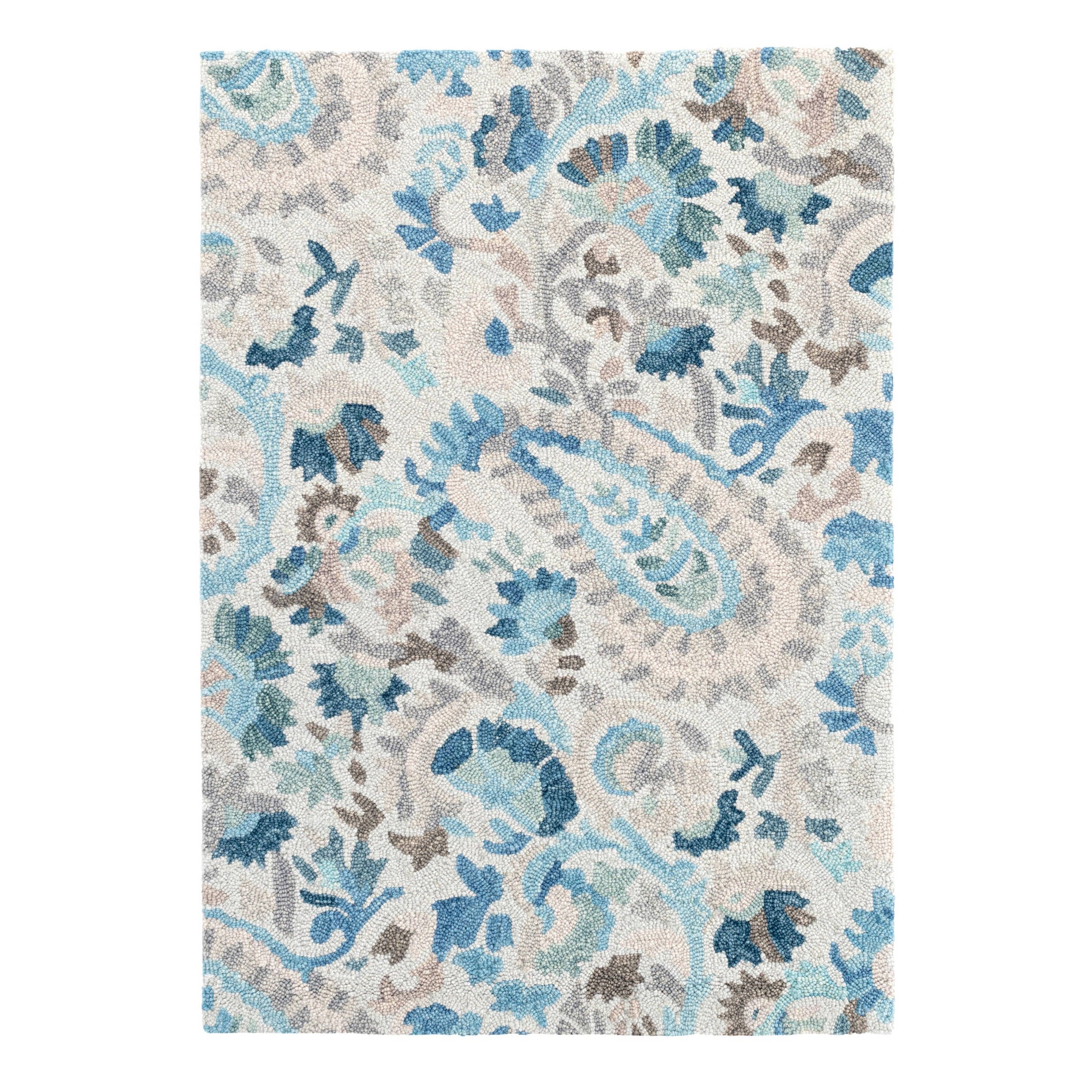 Ines Hand Micro Hooked Wool Rug
