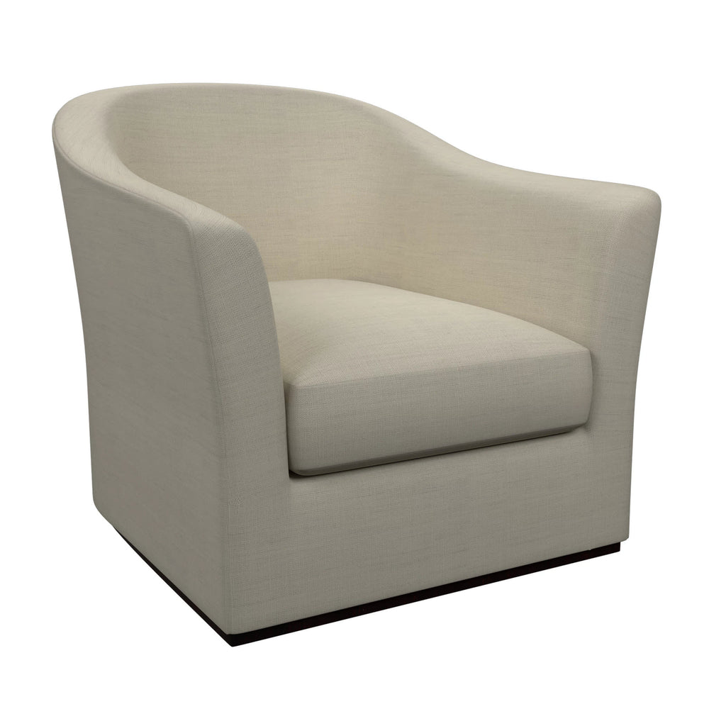 Thunderbird Swivel Chair | Estate Linen Pearl Grey