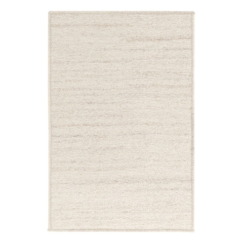 Barlow Woven Wool Custom Rug | Ivory