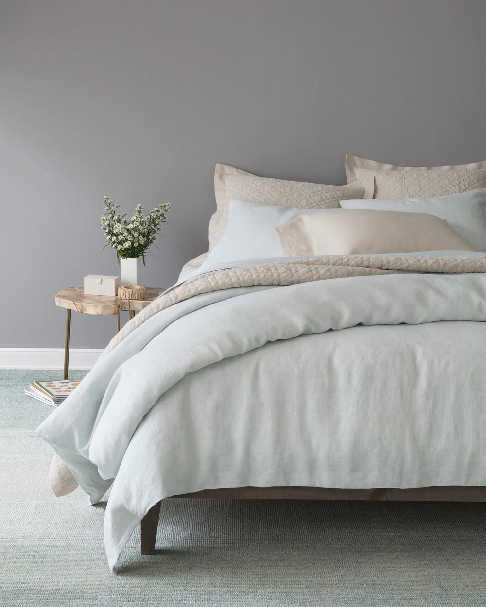 Lush Linen Duvet Cover | Sky