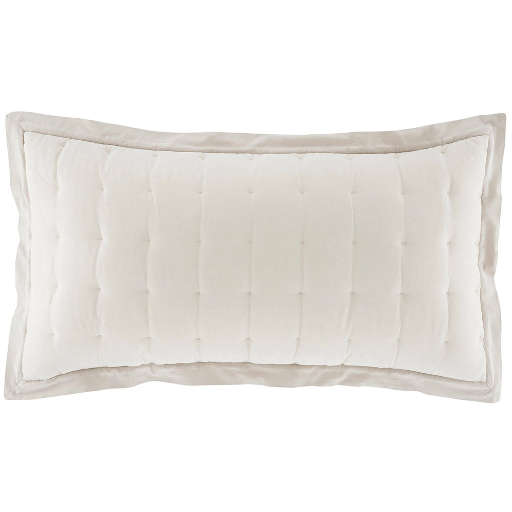 Cozy Cotton Puff Sham | Natural