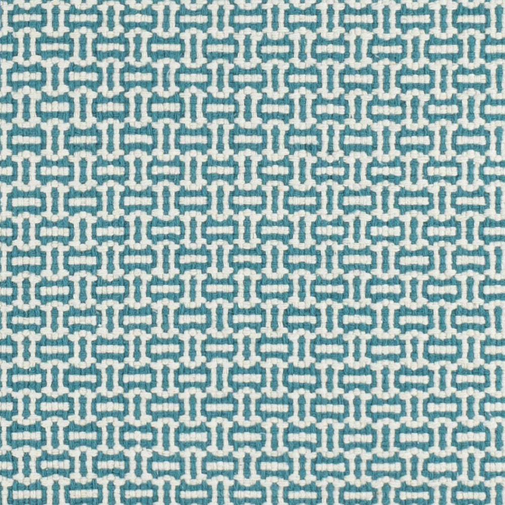 Miss Muffet Handwoven Cotton Rug Swatch | Teal