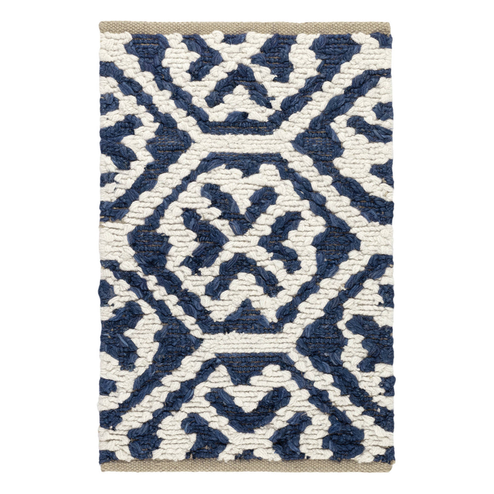 Magnolia Handwoven Jute Rug | Blue