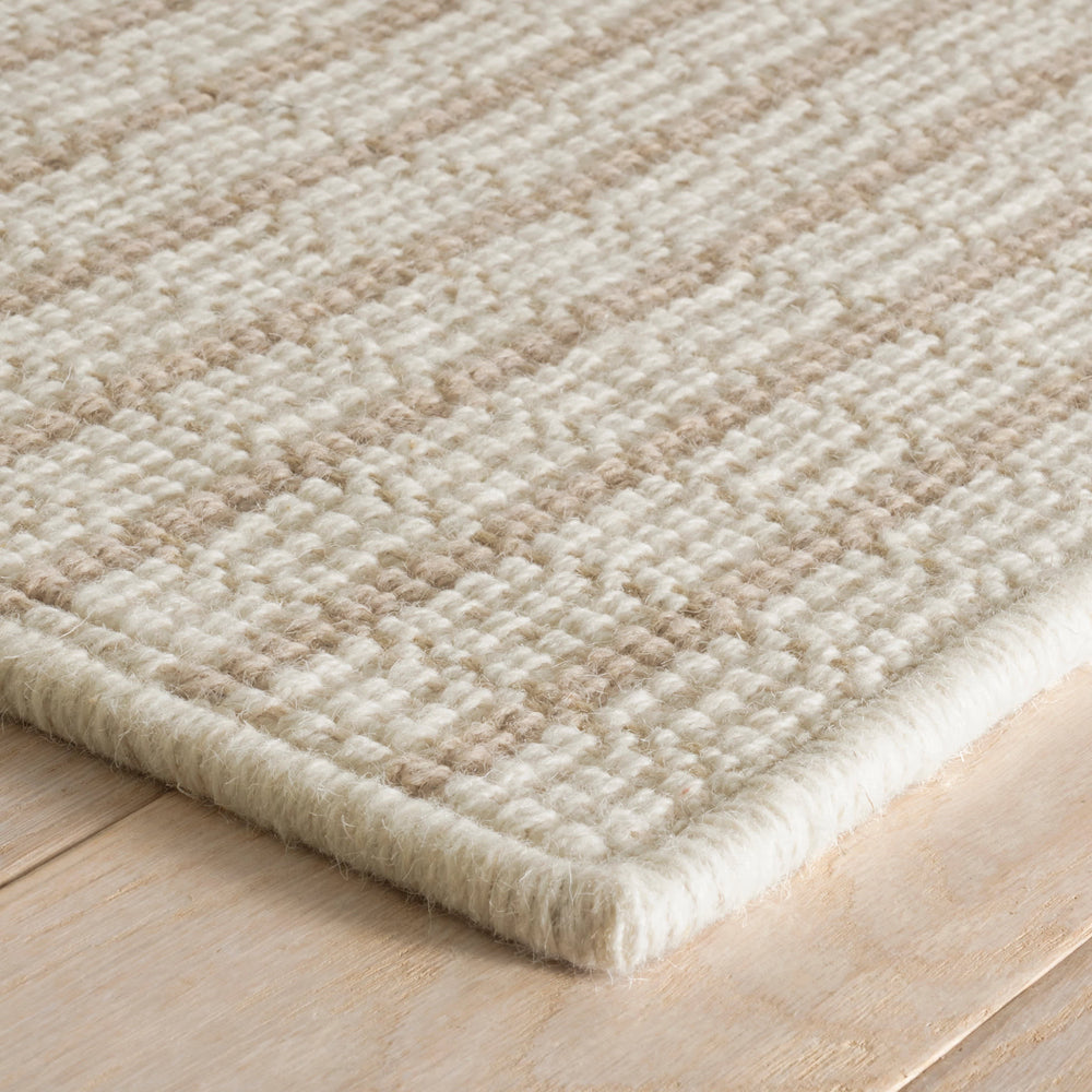 Lawrence Woven Wool Custom Rug | Natural
