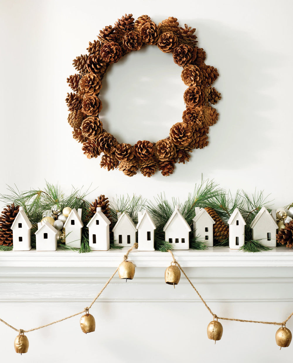 Winter Cottages/Set of 10 | White